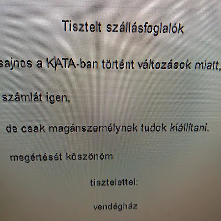 Pensjonat Lunczer Vendeghaz
